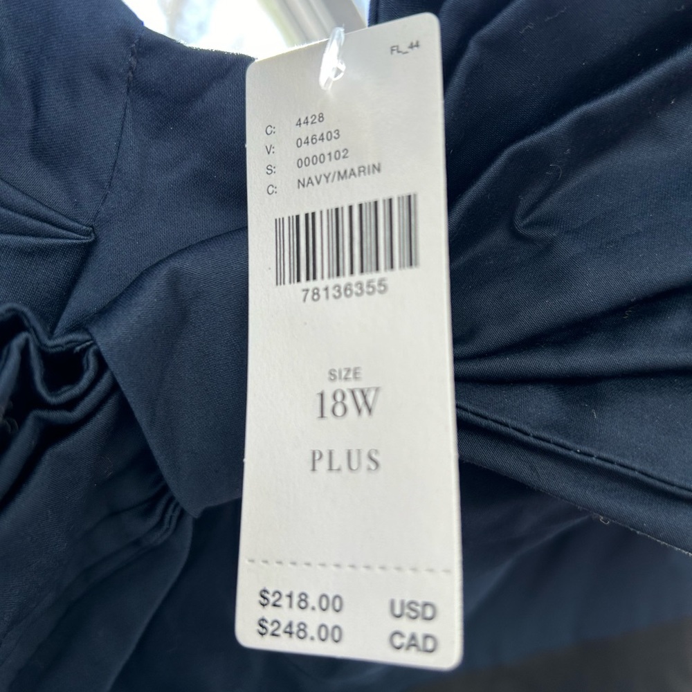 NWT Anthropologie Bow Dress Plus